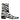 Dolce & Gabbana Black White Zebra Leather Mid Calf Boots Shoes