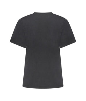 Napapijri Black Cotton T-Shirt