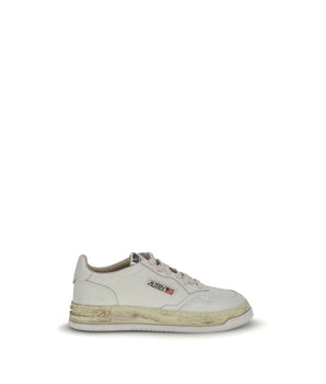 Autry White Leather Sneakers