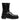 Dolce & Gabbana Black Logo Plaque Mid Calf Biker Boots Shoes