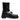 Dolce & Gabbana Black Logo Plaque Mid Calf Biker Boots Shoes