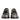 Dolce & Gabbana Metallic Silver Logo Slip On Men Dress Shoes