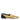 Dolce & Gabbana Yellow Black Leather Slip On Loafers Shoes