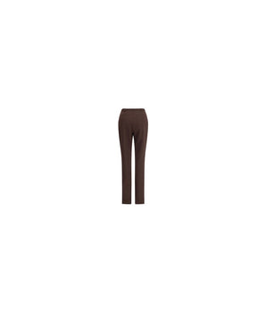 The Latest Brown Polyester Skinny Pants