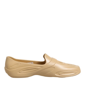 Dolce & Gabbana Beige Rubber Slides Low Top Sneakers Shoes
