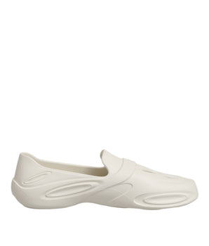 Dolce &amp; Gabbana White Rubber Slides Low Top Sneakers