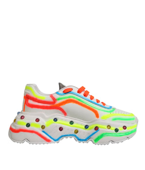 Dolce & Gabbana Multicolor Daymaster Low Top Sneakers Shoes