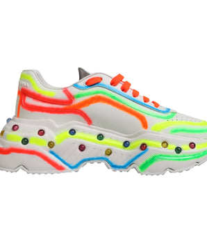 Dolce & Gabbana Multicolor Daymaster Low Top Sneakers Shoes