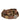 Dolce & Gabbana Brown Leather Gold Silver Coin Buckle Belt
