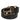 Dolce & Gabbana Black Leather Gold Silver Coin Buckle Belt
