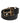 Dolce & Gabbana Black Leather Gold Silver Coin Buckle Belt