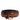 Dolce & Gabbana Brown Classic Gold Metal Logo Buckle Men  Belt