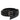 Dolce & Gabbana Black Double Strap Leather Gold Buckle Belt