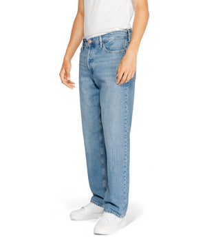 Jack Jones Blue Cotton Relaxed Fit Jeans