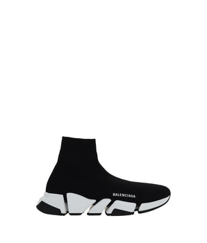 Balenciaga Black Polyester Athletic Sneakers