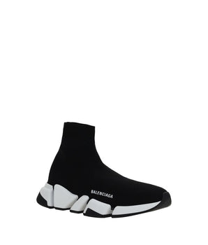 Balenciaga Black Polyester Athletic Sneakers