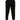 Emporio Armani Black Cotton Blend Logo Waistband Trouser Pants
