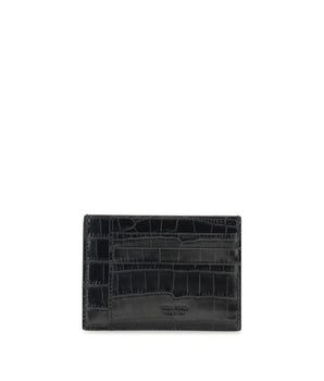 Tom Ford Black Calf Leather Bos Taurus Wallet