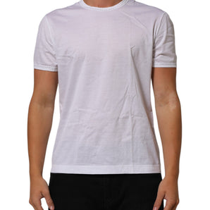 Dolce & Gabbana White Cotton Crew Neck Underwear Tee T-shirt