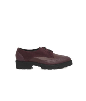 Cerruti 1881 Burgundy Cowhide Women Loafer