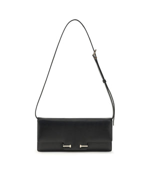Tom Ford Black Leather Shoulder Bag