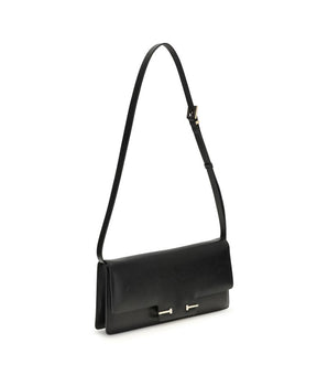 Tom Ford Black Leather Shoulder Bag