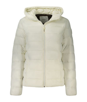 Pepe Jeans White Polyamide Jackets & Coat