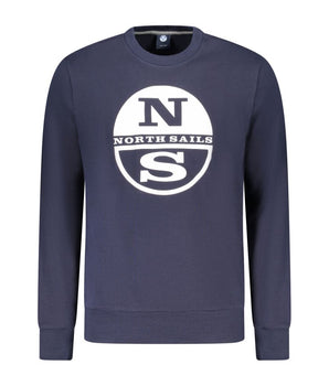 North Sails Blue Cotton Sweatshirt