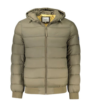 Pepe Jeans Brown Polyamide Jackets & Coat
