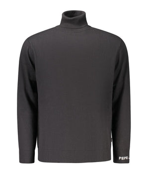 Pepe Jeans Black Cotton Sweater