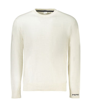 Pepe Jeans White Cotton Sweater