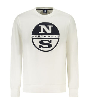 North Sails White Cotton Sweatshirt
