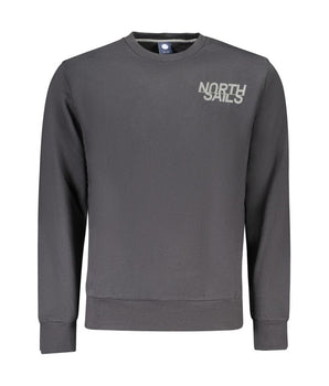 North Sails Black Cotton Sweatshirt