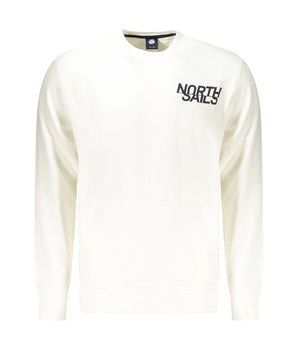 North Sails White Cotton Sweatshirt