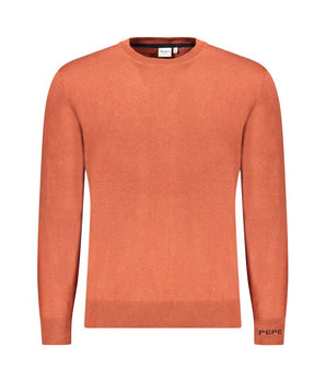 Pepe Jeans Brown Cotton Sweater