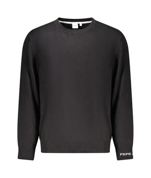Pepe Jeans Black Cotton Sweater