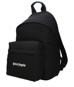 Palm Angels Black Fabric Backpack