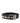 Dolce & Gabbana Black Leather Studded Silver-Tone Buckle Belt
