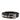 Dolce & Gabbana Black Leather Studded Silver-Tone Buckle Belt