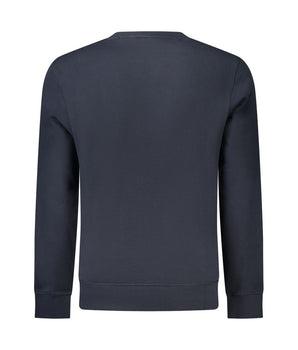 Hugo Boss Blue Cotton Sweatshirt