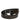 Dolce & Gabbana Brown Glossy Leather Classic Metal Buckle Belt