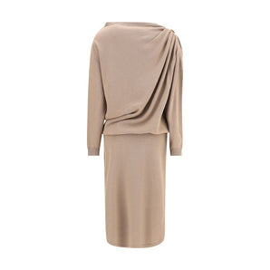 Fabiana Filippi Wool Long Dress