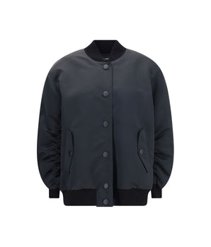 Dolce & Gabbana Black Polyester Bomber