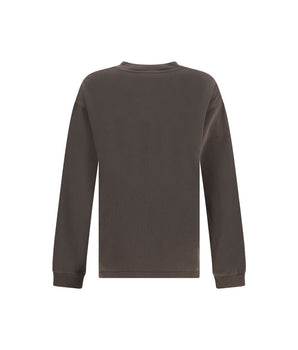 Dolce &amp; Gabbana Brown Cotton Sweatshirt