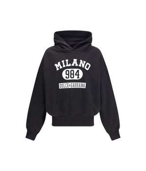 Dolce & Gabbana Black Cotton Sweatshirt