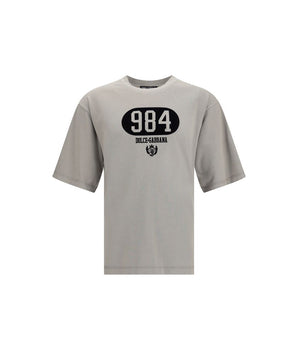 Dolce & Gabbana Brown Cotton T-Shirt