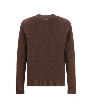 Dolce & Gabbana Brown Fleece Wool Sweatshirt