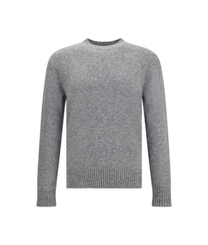 Dolce &amp; Gabbana Gray Fleece Wool Sweatshirt