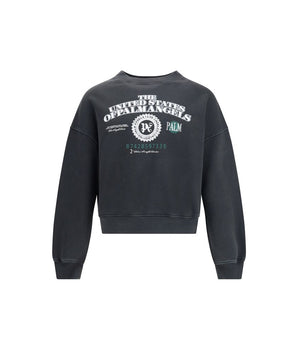 Palm Angels Dollar Loose Crew Vintage Sweatshirt