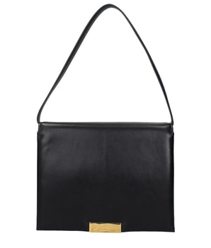 Jil Sander Black Leather Shoulder Bag